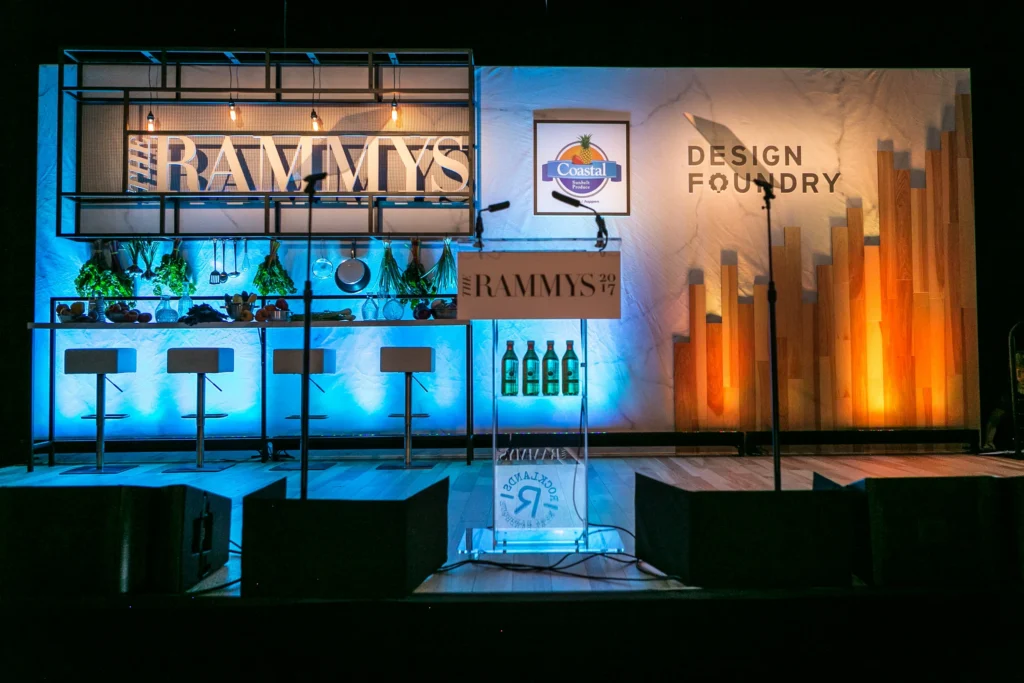 The stage for the 2017 RAMMYS awards