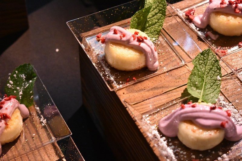 The Ukrainian embassy's elegantly-presented dessert plates at the 2025 Embassy Chef Challenge.