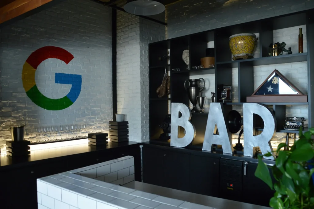 Google bar for event